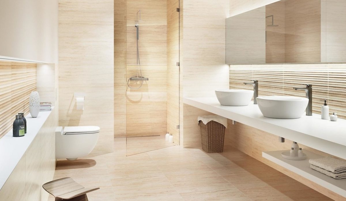 OPOCZNO trawertine contemporary beiegebrown